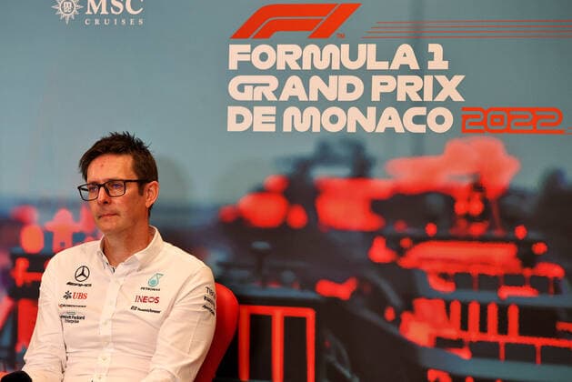 Andrew Shovlin, Trackside Engineering Director of Mercedes AMG F1, portrait during the Formula 1 Grand Prix de Monaco 2022, 7th round of the 2022 FIA Formula One World Championship, WM, Weltmeisterschaft on the Circuit de Monaco, from May 27 to 29, 2022 in Monte-Carlo, Monaco - F1 - MONACO GRAND PRIX 2022 DPPI Panoramic  MOY12226