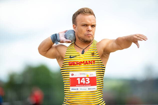 Sport Themen der Woche KW21 Sport Bilder des Tages ParAthletics 2022; Nottwil, 28.5.2022 Niko Kappel (GER) im Kugelstossen der Klasse F41 mit neuem Weltrekord an den ParAthletics 2022 in Nottwil (Schweiz) am Samstag, 28.5.2022. *** ParAthletics 2022 Nottwil, 28 5 2022 Niko Kappel GER in shot put class F41 with new world record at the ParAthletics 2022 in Nottwil Switzerland on Saturday, 28 5 2022 Copyright: xBEAUTIFULxSPORTS TobiasxLacknerx