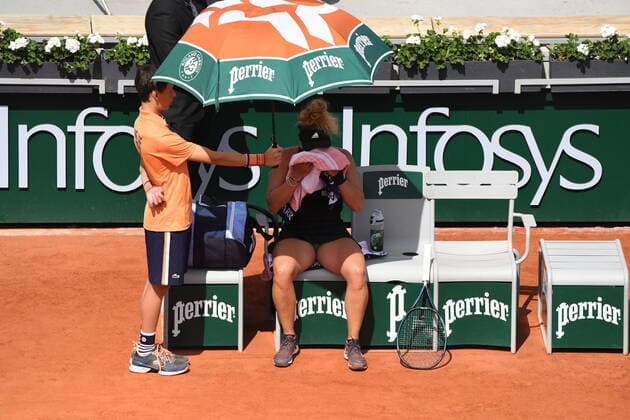 Tennis - Roland Garros 2022 - Leolia Jeanjean - France TENNIS : Roland Garros 2022 - France - 28 05 2022 ChrysleneCaillaud Panoramic 