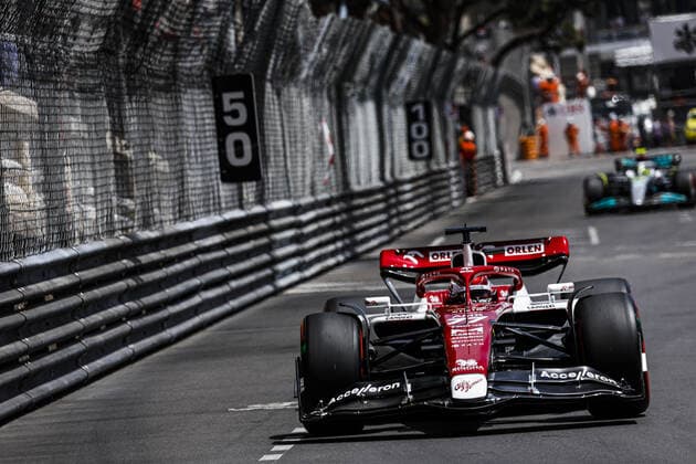 77 BOTTAS Valtteri (fin), Alfa Romeo F1 Team ORLEN C42, action during the Formula 1 Grand Prix de Monaco 2022, 7th round of the 2022 FIA Formula One World Championship, WM, Weltmeisterschaft on the Circuit de Monaco, from May 27 to 29, 2022 in Monte-Carlo, Monaco - F1 - MONACO GRAND PRIX 2022 DPPI Panoramic  00122018__DEL6669.JPG_