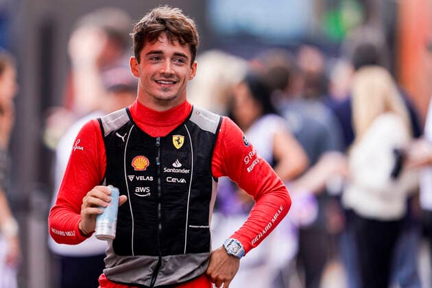 May 28, 2022, Montecarlo, Monaco: CHARLES LECLERC of Monaco and Scuderia Ferrari Is seen before the final practice session of the 2022 FIA Formula 1 Monaco Grand Prix at Circuit de Monaco in Montecarlo, Monaco. Montecarlo Monaco - ZUMAg147 20220528_zap_g147_046 Copyright: xJamesxGasperottix