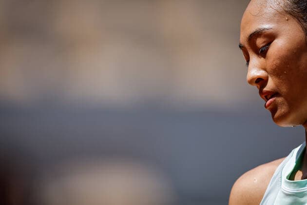 May 28, 2022, Paris, France, France: Qinwen ZHENG of China during the Day seven of Roland-Garros 2022, French Open 2022, Grand Slam tennis tournament at the Roland-Garros stadium on May 28, 2022 in Paris, France. Paris France - ZUMAm308 20220528_zsp_m308_005 Copyright: xMatthieuxMirvillex
