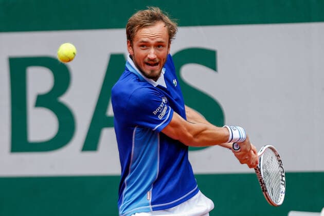 28.05.2022, Tennis, French Open 2022 Roland-Garros, FRA, Paris, Roland Garros v. li. Daniil Sergejewitsch Medwedew Tennis, French Open 2022 Roland-Garros Paris Copyright: xBeckerxEibner-Pressefotox EP_hec