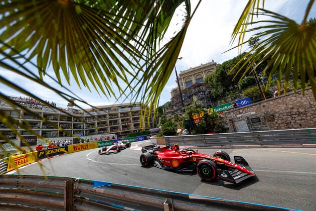 55 Carlos Sainz (ESP, Scuderia Ferrari), F1 Grand Prix of Monaco at Circuit de Monaco on May 28, 2022 in Monte-Carlo, Monaco. (Photo by HOCH ZWEI) Monte-Carlo Monaco