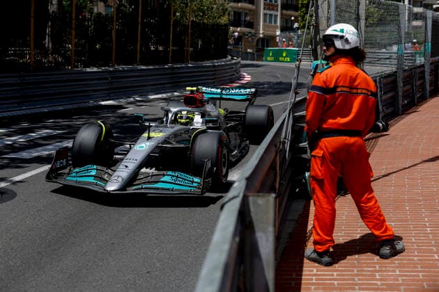 44 Lewis Hamilton (GBR, Mercedes-AMG Petronas F1 Team), F1 Grand Prix of Monaco at Circuit de Monaco on May 28, 2022 in Monte-Carlo, Monaco. (Photo by HOCH ZWEI) Monte-Carlo Monaco
