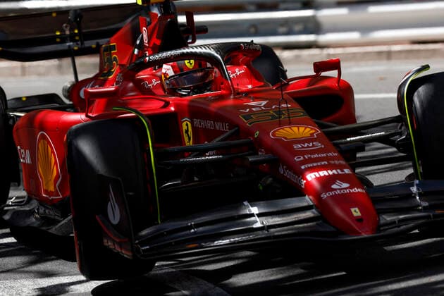 55 Carlos Sainz (ESP, Scuderia Ferrari), F1 Grand Prix of Monaco at Circuit de Monaco on May 28, 2022 in Monte-Carlo, Monaco. (Photo by HOCH ZWEI) Monte-Carlo Monaco