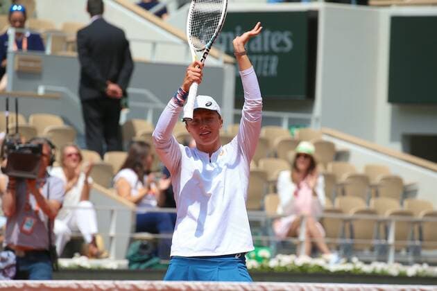 Roland Garros 2022 PARIS, IF - 28.05.2022: ROLAND GARROS 2022 - Iga Swiatek (POL) during the Roland Garros 2022 tournament held in Paris, France. (Photo: Andre Chaco Fotoarena) x2211918x  AndrexChaco