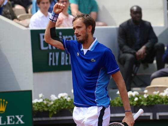 Roland Garros 2022 PARIS, IF - 28.05.2022: ROLAND GARROS 2022 - Daniil Medvedev (RUS) during the Roland Garros 2022 tournament held in Paris, France. (Photo: Andre Chaco Fotoarena) x2211926x  AndrexChaco