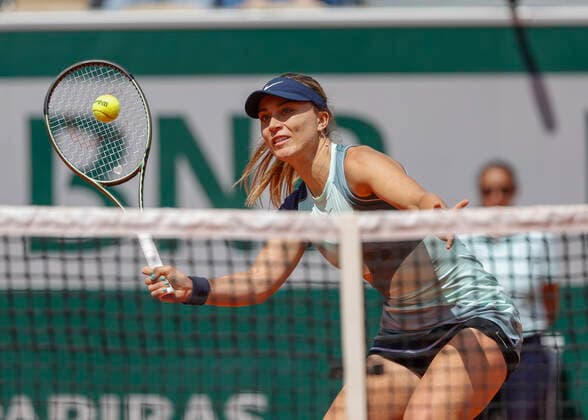 French Open 2022, Paula Badosa Tennis - French Open 2022 - Grand Slam ATP, Tennis Herren WTA, Tennis Damen ITF - Roland Garros - Paris - - France - 28 May 2022. Copyright: xJuergenxHasenkopfx