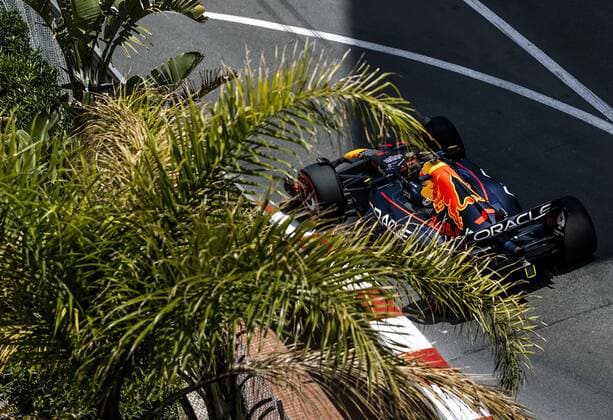 MONTE-CARLO - Max Verstappen (Oracle Red Bull Racing) during practice 3 ahead of the F1 Grand Prix of Monaco at Circuit de Monaco on May 28, 2022 in Monte-Carlo, Monaco. REMKO DE WAAL F1 Grand Prix van Monaco practice 3 2022 xVIxANPxSportx xxANPxIVx