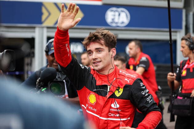 LECLERC Charles (mco), Scuderia Ferrari F1-75, portrait during the Formula 1 Grand Prix de Monaco 2022, 7th round of the 2022 FIA Formula One World Championship, WM, Weltmeisterschaft on the Circuit de Monaco, from May 27 to 29, 2022 in Monte-Carlo, Monaco - F1 - MONACO GRAND PRIX 2022 DPPI Panoramic  00122018_AV6_9630