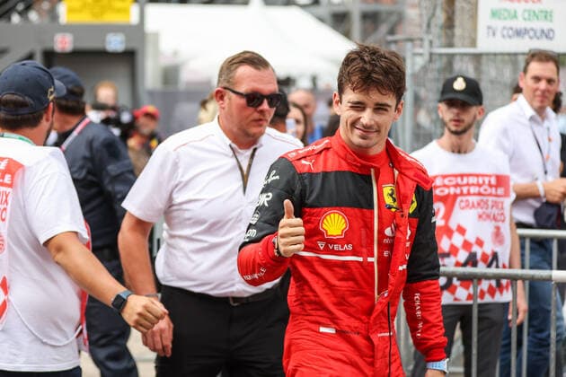 LECLERC Charles (mco), Scuderia Ferrari F1-75, portrait during the Formula 1 Grand Prix de Monaco 2022, 7th round of the 2022 FIA Formula One World Championship, WM, Weltmeisterschaft on the Circuit de Monaco, from May 27 to 29, 2022 in Monte-Carlo, Monaco - F1 - MONACO GRAND PRIX 2022 DPPI Panoramic  00122018_AV6_9750