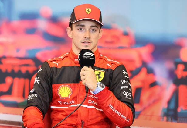 Monaco, Monte Carlo - May 28, 2022: FIA Formula One World Championship, WM, Weltmeisterschaft Grand Prix de Monaco F1, Qualifying press conference, PK, Pressekonferenz with Pole Position Pilot Charles Leclerc, Scuderia Ferrari. Mandoga Media Germany Monaco F1 Grand Prix, Qualifying Press Conference
