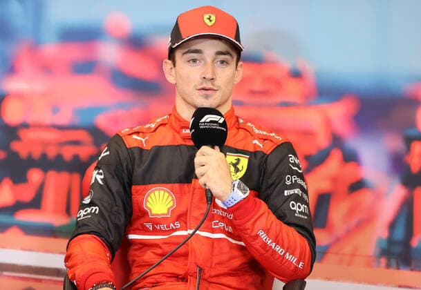 Monaco, Monte Carlo - May 28, 2022: FIA Formula One World Championship, WM, Weltmeisterschaft Grand Prix de Monaco F1, Qualifying press conference, PK, Pressekonferenz with Pole Position Pilot Charles Leclerc, Scuderia Ferrari. Mandoga Media Germany Monaco F1 Grand Prix, Qualifying Press Conference