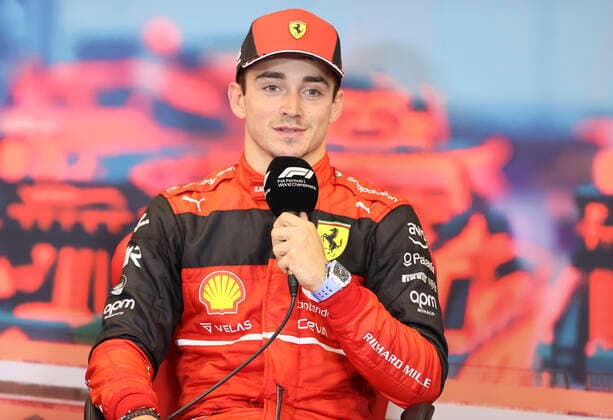 Monaco, Monte Carlo - May 28, 2022: FIA Formula One World Championship, WM, Weltmeisterschaft Grand Prix de Monaco F1, Qualifying press conference, PK, Pressekonferenz with Pole Position Pilot Charles Leclerc, Scuderia Ferrari. Mandoga Media Germany Monaco F1 Grand Prix, Qualifying Press Conference