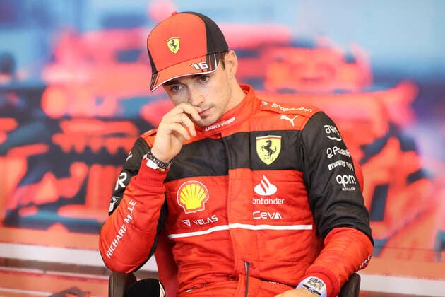 Monaco, Monte Carlo - May 28, 2022: FIA Formula One World Championship, WM, Weltmeisterschaft Grand Prix de Monaco F1, Qualifying press conference, PK, Pressekonferenz with Pole Position Pilot Charles Leclerc, Scuderia Ferrari. Mandoga Media Germany Monaco F1 Grand Prix, Qualifying Press Conference