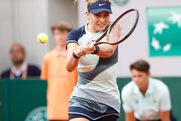 28.05.2022, Tennis, French Open 2022 Roland-Garros, FRA, Paris, Roland Garros v. li. Paula Badosa (ESP) Tennis, French Open 2022 Roland-Garros Paris Copyright: xBeckerxEibner-Pressefotox EP_hec