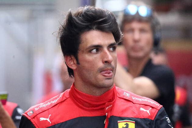 F1 Gran Prix of Monaco 2022 Carlos Sainz of Scuderia Ferrari looks on during qualifying for the F1 Grand Prix of Monaco. Monaco Monte-Carlo Monaco Copyright: xMarcoxCanonierox