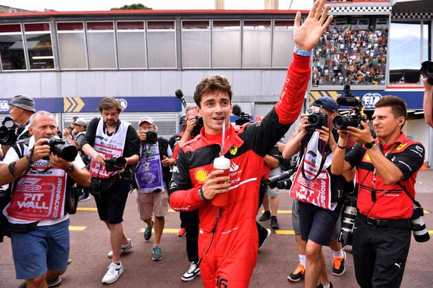 LECLERC Charles F1 Team Scuderia Ferrari Qualifikation 1. Platz Formel 1 Saison 2022 GP von Monaco 2022 Am 28.05.2022 in Monte Carlo Copyright: xJerryxAndrex