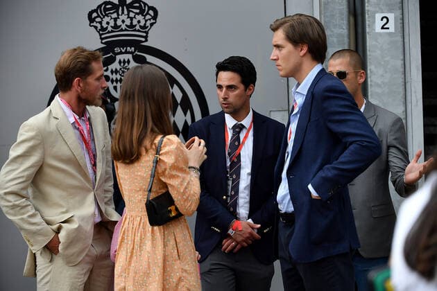 FORMULA 1 GRAND PRIX DE MONACO 2022 28.05.2022, Monaco Circuit, Monte Carlo, FORMULA 1 GRAND PRIX DE MONACO 2022 , im Bild Andrea Casiraghi, Alexandra von Hannover