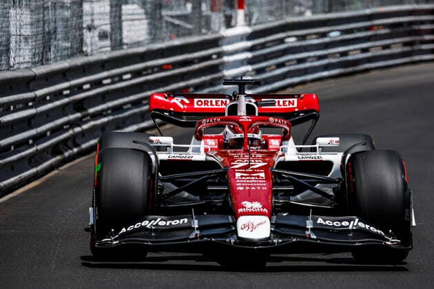 77 Valtteri Bottas (FIN, Alfa Romeo F1 Team ORLEN), F1 Grand Prix of Monaco at Circuit de Monaco on May 28, 2022 in Monte-Carlo, Monaco. (Photo by HOCH ZWEI) Monte-Carlo Monaco