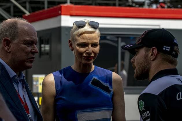 Monaco - 28-05-2022, Circuit de Monaco, Prince Albert and. Princess Charlene at the Formula 1 Monaco Grand Prix. Formula 1 Monaco Grand Prix Saturday  x16839290x Copyright: