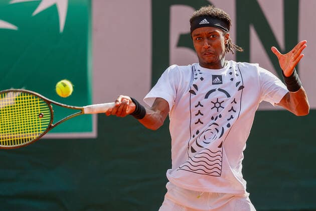 28.05.2022, Tennis, French Open 2022 Roland-Garros, FRA, Paris, Roland Garros Bild: v. li. Mikael Ymer (SWE) Copyright: HMBxMedia AntonioxBorga
