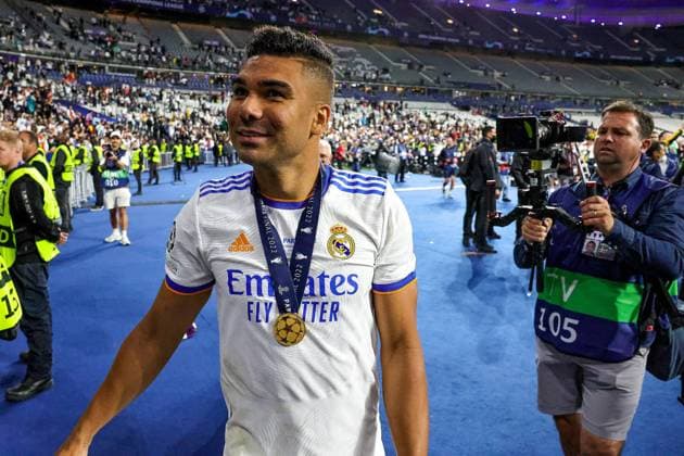 Liverpool v Real Madrid Champions League 28 05 2022. Final Casemiro (14) of Real Madrid during the Champions League Final match between Liverpool and Real Madrid at Stade de France, Paris, France on 28 May 2022. Editorial use only , Copyright: xNigelxKeenex PSI-15320-0074