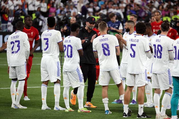 28.05.22 UEFA Champions League Finale 2022 FC Liverpool - Real Madrid Frankreich, Paris, 28.05.2022, Fussball, UEFA Champions League, Finale in Paris, FC Liverpool - Real Madrid: Jürgen Klopp (Trainer FC Liverpool).