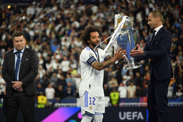 Marcelo Vieira da Silva Junior (Real Madrid) during the Uefa Champions League match between Liverpool 0-1 Real Madrid at Stade de France on May 28, 2022 in Paris, France. Noxthirdxpartyxsales  (189758579)