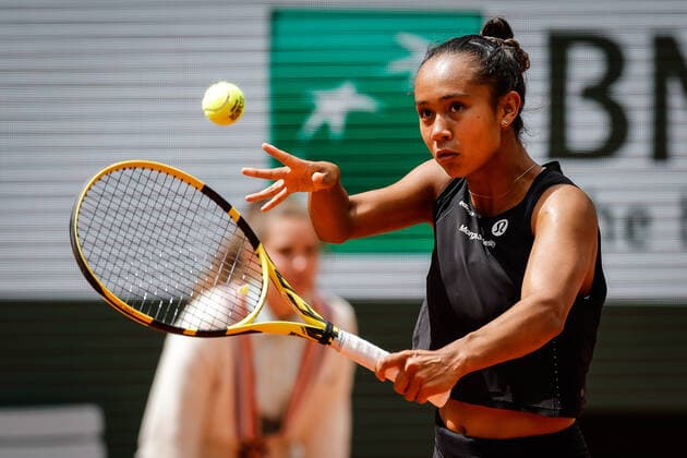 May 29, 2022, Paris, France, France: Leylah FERNANDEZ of Canada during the Day eight of Roland-Garros 2022, French Open 2022, Grand Slam tennis tournament at the Roland-Garros stadium on May 29, 2022 in Paris, France. Paris France - ZUMAm308 20220529_zsp_m308_003 Copyright: xMatthieuxMirvillex