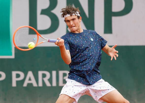 French Open 2022, Liam Gavrielides, Jungen Einzel BS Tennis - French Open 2022 - Grand Slam ATP, Tennis Herren WTA, Tennis Damen ITF - Roland Garros - Paris - - France - 29 May 2022. Copyright: xJuergenxHasenkopfx