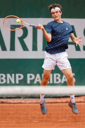 French Open 2022, Liam Gavrielides, Jungen Einzel BS Tennis - French Open 2022 - Grand Slam ATP, Tennis Herren WTA, Tennis Damen ITF - Roland Garros - Paris - - France - 29 May 2022. Copyright: xJuergenxHasenkopfx