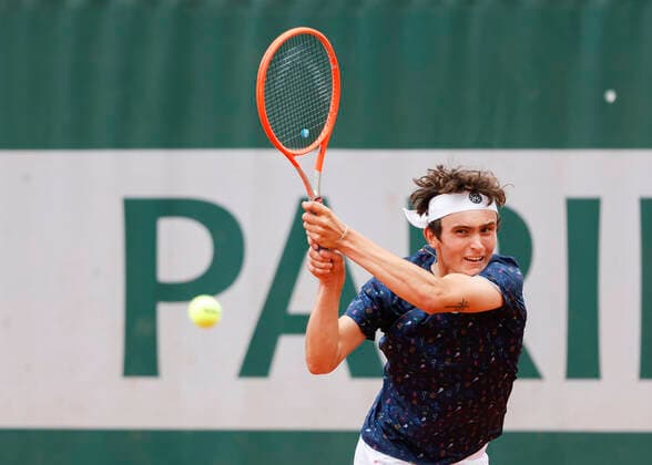 French Open 2022, Liam Gavrielides, Jungen Einzel BS Tennis - French Open 2022 - Grand Slam ATP, Tennis Herren WTA, Tennis Damen ITF - Roland Garros - Paris - - France - 29 May 2022. Copyright: xJuergenxHasenkopfx