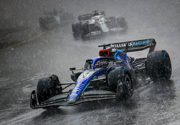 MONTE-CARLO - Alexander Albon (23) driving the Williams FW44 and Pierre Gasly (10) driving the AlphaTauri AT03 during the formation lap of the F1 Grand Prix of Monaco at Circuit de Monaco on May 29, 2022 in Monte-Carlo, Monaco. REMKO DE WAAL F1 Grand Prix van Monaco, RACE 2022 xVIxANPxSportx xxANPxIVx