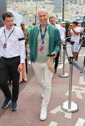 Monaco, Monte Carlo - May 29, 2022: FIA Formula One World Championship, WM, Weltmeisterschaft Monaco F1 Grand Prix with Football Manager Zinedine Yazid Zidane. Mandoga Media Germany Monaco F1 Grand Prix, Zinedine Yazid Zidane