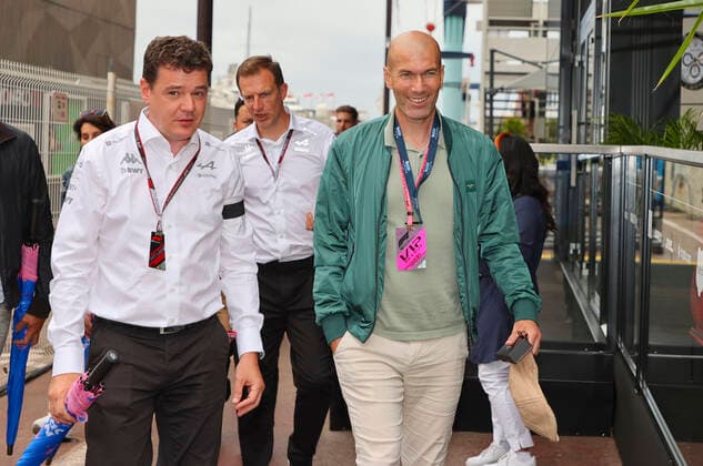 Monaco, Monte Carlo - May 29, 2022: FIA Formula One World Championship, WM, Weltmeisterschaft Monaco F1 Grand Prix with Football Manager Zinedine Yazid Zidane. Mandoga Media Germany Monaco F1 Grand Prix, Zinedine Yazid Zidane