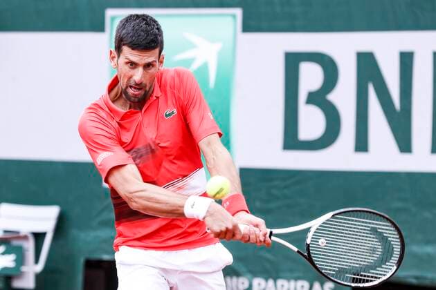 TENNIS - French Open 2022 PARIS,FRANCE,29.MAY.22 - TENNIS - ATP, Tennis Herren World Tour, French Open, Roland Garros, Grand Slam. Image shows Novak Djokovic (SRB).  GEPAxpictures xPatrickxSteiner