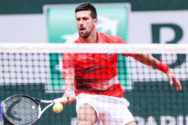 TENNIS - French Open 2022 PARIS,FRANCE,29.MAY.22 - TENNIS - ATP, Tennis Herren World Tour, French Open, Roland Garros, Grand Slam. Image shows Novak Djokovic (SRB).  GEPAxpictures xPatrickxSteiner