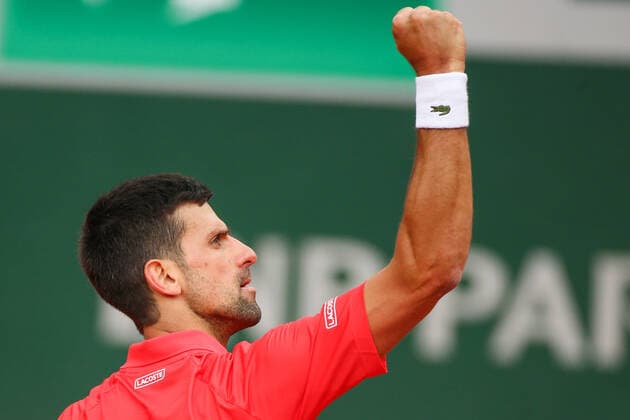 2022 French Open - Day Eight Novak Djokovic during his match against Diego Schwartzman on Suzanne Lenglen court in the 2022 French Open 4th Round PARIS France  Copyright: xIbrahimxEzzatx originalFilename:ezzat-notitle220529_npQcL.jpg