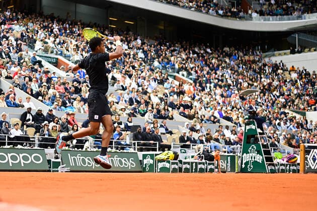 Felix Auger Aliassime ( Canada ) - TENNIS : Roland Garros 2022 - Internationaux de France - 29 05 2022 FedericoPestellini Panoramic 
