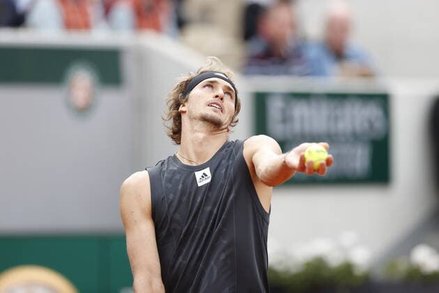 29.05.2022, Tennis, French Open 2022 Roland-Garros, FRA, Paris, Roland Garros Bild: v. li. Alexander Zverev (GER) Copyright: HMBxMedia AntonioxBorga