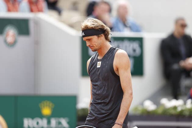 29.05.2022, Tennis, French Open 2022 Roland-Garros, FRA, Paris, Roland Garros Bild: v. li. Alexander Zverev (GER) Copyright: HMBxMedia AntonioxBorga