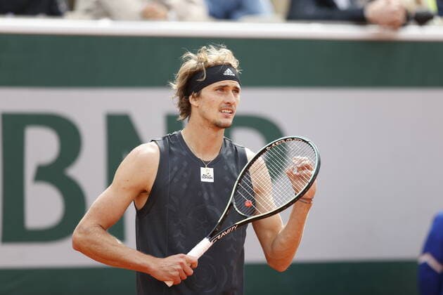 29.05.2022, Tennis, French Open 2022 Roland-Garros, FRA, Paris, Roland Garros Bild: v. li. Alexander Zverev (GER) Copyright: HMBxMedia AntonioxBorga