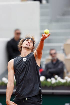 29.05.2022, Tennis, French Open 2022 Roland-Garros, FRA, Paris, Roland Garros v. li. Alexander Zverev (GER) Tennis, French Open 2022 Roland-Garros Paris Copyright: xBeckerxEibner-Pressefotox EP_hec