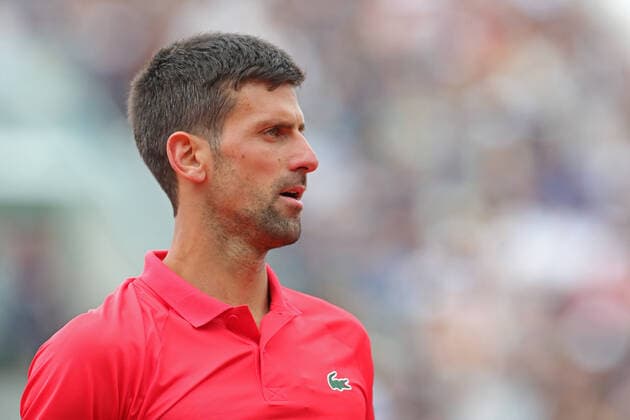 29th May 2022; Roland Garros, Paris, France: French Open Tennis tournament: Novak Djokovic (SRB) during his match with Diego Schwatrzman (ARG)  ActionPlus12394537 JonxBromley