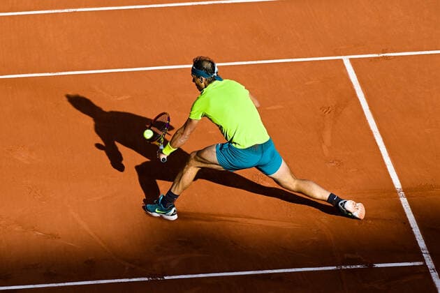 Rafael Nadal ( Espagne ) TENNIS : Roland Garros 2022 - Internationaux de France - 29 05 2022 FedericoPestellini Panoramic 