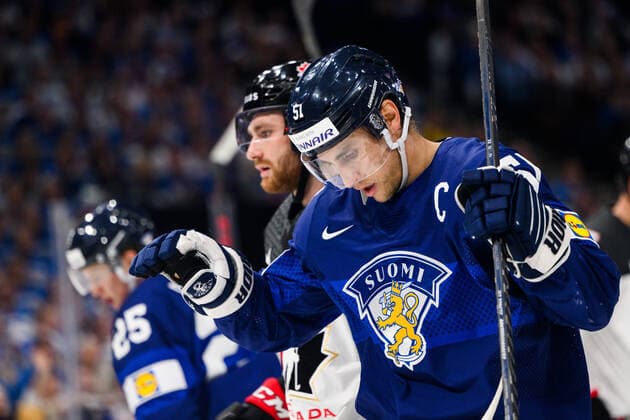 Eishockey, WM Finale, Finnland - Kanada 220529 Valtteri Filppula of Finland during the 2022 IIHF Ice hockey, Eishockey World Championship, WM, Weltmeisterschaft gold medal game between Finland and Canada on May 29, 2022 in Tampere. Photo: Maxim Thore BILDBYRAN kod MT MT0408 ishockey ice hockey ishockey-vm iihf ice hockey world championship finland kanada canada bbeng Copyright: MAXIMxTHORE BB220529MT087