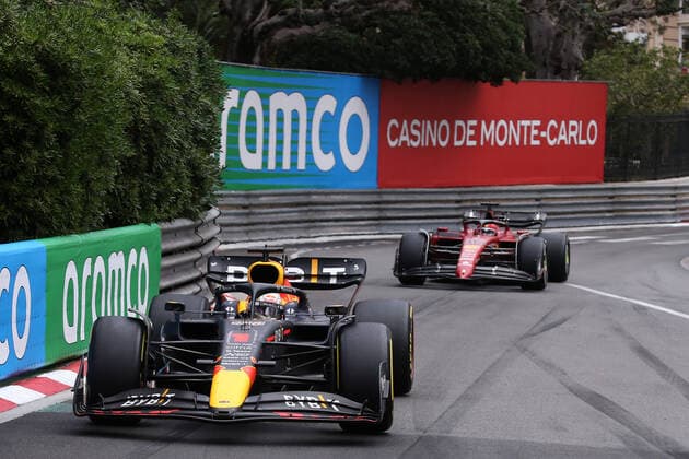 Formula 1 - Monaco Grand Prix 2022 Max Verstappen of Red Bull Racing on track during the Formula 1 Monaco Grand Prix 2022 at Circuit de Monaco on May 29, 2022 in Monte-Carlo, Monaco. Monte Carlo Circuit de Monaco Monaco Copyright: xMarcoxCanonierox