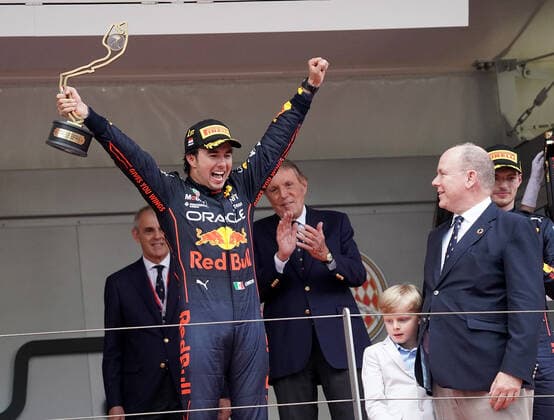 FORMULA 1 GRAND PRIX DE MONACO 2022 29.05.2022, Monaco Circuit, Monte Carlo, FORMULA 1 GRAND PRIX DE MONACO 2022 , im Bild Sieger Sergio Perez (MEX), Oracle Red Bull Racing